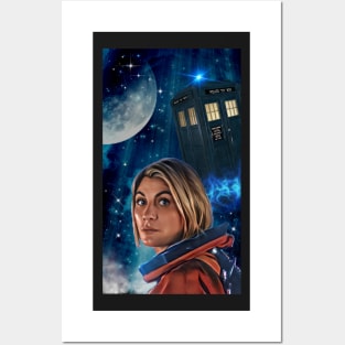 13th doctor/orange space suite Posters and Art